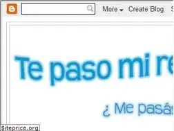 Sites similar to tepasomireceta.blogspot.com.ar