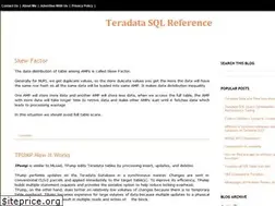 Sites similar to teradata-sql.blogspot.com