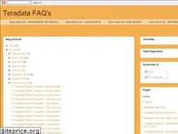 Sites similar to teradatafaqs.blogspot.com
