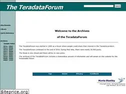 Sites similar to teradataforum.com