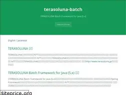 Sites similar to terasoluna-batch.github.io