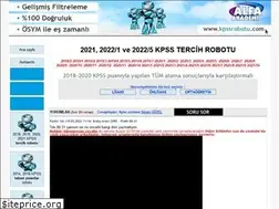 Sites similar to tercih.kpssrobotum.com