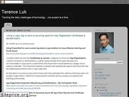 Sites similar to terenceluk.blogspot.com