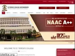 Sites similar to teresas.ac.in