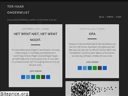 Sites similar to terhaaronderwijst.com