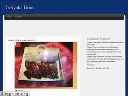 Sites similar to teriyakitimeseattle.com