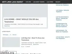 Sites similar to terjemah-lirik-lagubarat.blogspot.com