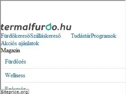 Sites similar to termalfurdo.hu