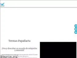 Sites similar to termaspapallacta.com