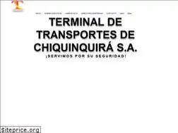 Sites similar to terminaldechiquinquira.com