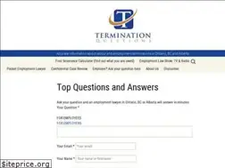 Sites similar to terminationquestions.com