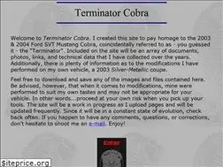 Sites similar to terminator-cobra.com