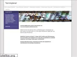 Sites similar to terminplaner-pferderennen.de