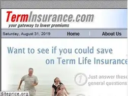 Sites similar to terminsurance.com
