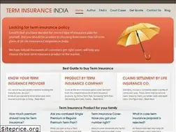 Sites similar to terminsuranceindia.org