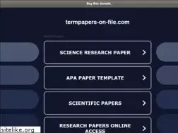 Sites similar to termpapers-on-file.com