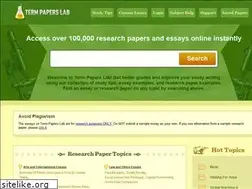 Sites similar to termpaperslab.com