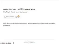 Sites similar to terms-conditions.com.au