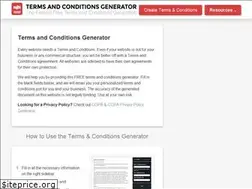Sites similar to termsandconditionsgenerator.com