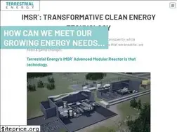 Sites similar to terrestrialenergy.com