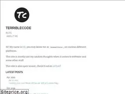 Sites similar to terriblecode.com