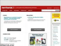 Sites similar to territorial.fr