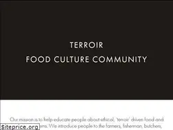 Sites similar to terroirtalk.org
