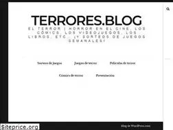 Sites similar to terrores.blog