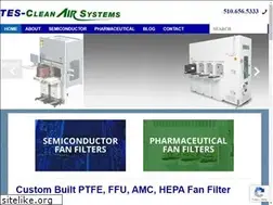 Sites similar to tes-cleanairsystems.com