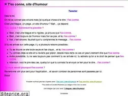 Sites similar to tesconne.fr