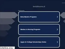 Sites similar to tesidilaurea.it