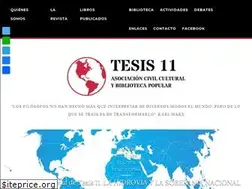 Sites similar to tesis11.org.ar