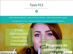 Sites similar to tesis911.com