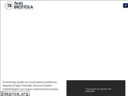 Sites similar to tesisbrottola.com.ar