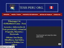 Sites similar to tesisperu.org