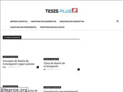 Sites similar to tesisplus.com