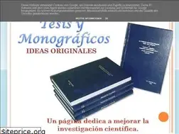 Sites similar to tesisymonograficos.blogspot.com