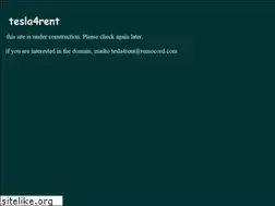 Sites similar to tesla4rent.com