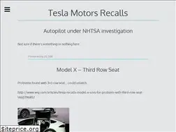 Sites similar to teslamotorsrecall.com