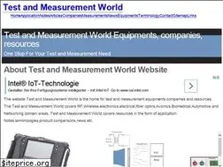 Sites similar to test-and-measurement-world.com