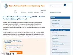 Sites similar to test-private-krankenversicherungen.de