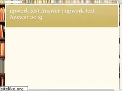 Sites similar to test4upwork.blogspot.com