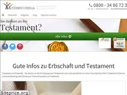 Sites similar to testament-erben.de