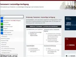 Sites similar to testamente.ch