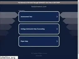 Sites similar to testanswers.com