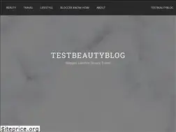 Sites similar to testbeautyblog.com
