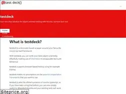 Sites similar to testdeck.org