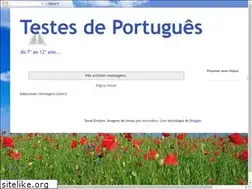 Sites similar to testesdeportugues.blogspot.com