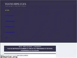 Sites similar to testeurpilules.com