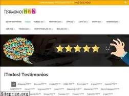 Sites similar to testimonios777.com